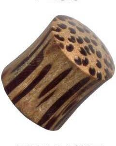 Holz Plug Ohr Piercing aus Kokosnuss Organic