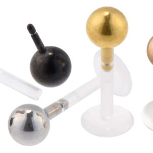 PMFK Labret mit Plug-in-System - Chirurgenstahl Kugel ++SALE++