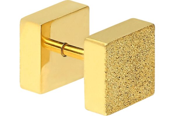 Chirurgenstahl Fake Plug QUADRAT DIAMANTOPTIK ++SALE++