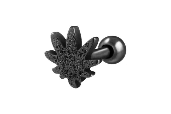 Chirurgenstahl Ohrpiercing HANF + DIAMANTOPTIK ++SALE++