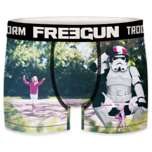 Freegun Star Wars Herren Boxershorts Funny Stormtrooper Krieg der Sterne Meme Druck 1er Pack S M L XL XXL