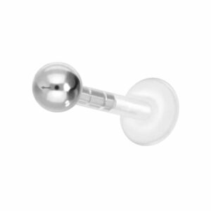 PMFK Labret mit Plug-in System + CHIRURGENSTAHL-KUGEL