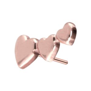 Titan Aufsatz mit Push Pin 3 HERZEN