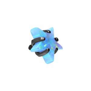 Titan Dermal Anchor Aufsatz STERN + SYNTHETISCHER OPAL
