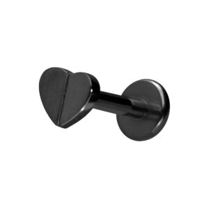 Titan Labret mit Innengewinde HERZ