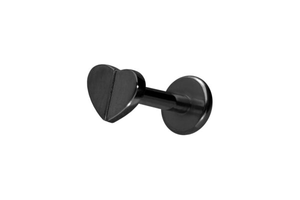Titan Labret mit Innengewinde HERZ