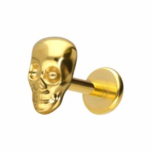 Titan Labret mit Push Fit TOTENKOPF