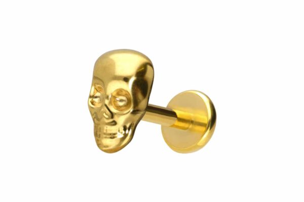 Titan Labret mit Push Fit TOTENKOPF