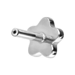 Titan Labret mit Push Fit ohne Kugel BLUME
