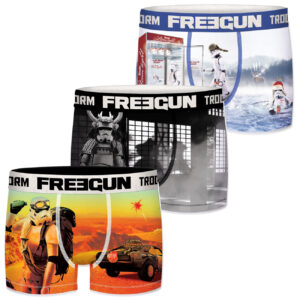 Freegun Star Wars Herren Boxershorts Funny Stormtrooper Krieg der Sterne Meme Druck 3er Pack S M L XL XXL