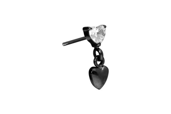 Titan Aufsatz mit Push Pin 2 HERZEN