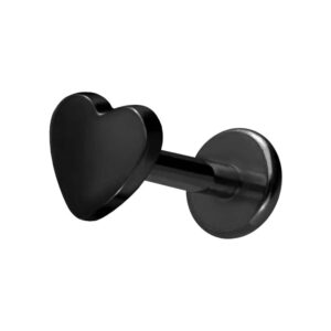 Titan Labret mit Innengewinde HERZ