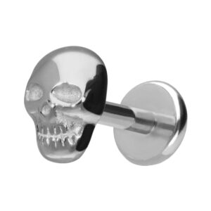 Titan Labret mit Push Fit TOTENKOPF