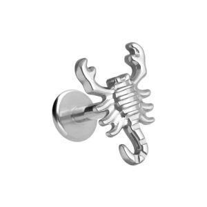 Titan Labret mit Innengewinde SKORPION