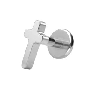 Titan Labret mit Push Fit KREUZ