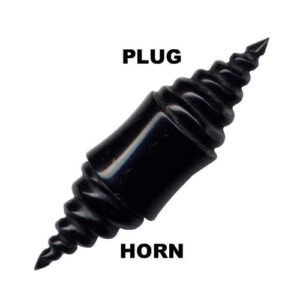 Ohr Plug Flared Tunnel Piercing Stöpsel Horn Organic